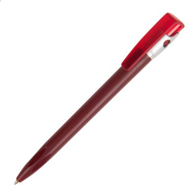 Шариковая ручка, бордовый/серебристый