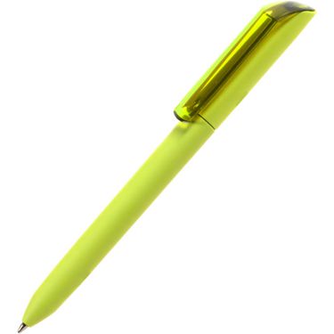 Шариковая ручка, зеленое яблоко