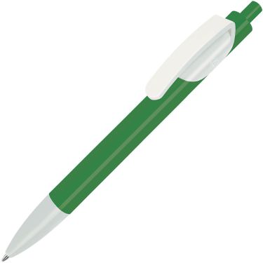Шариковая ручка, ярко-зеленый/белый