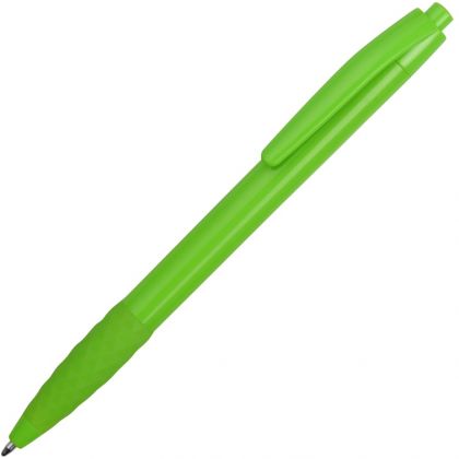 Шариковая ручка, зеленое яблоко