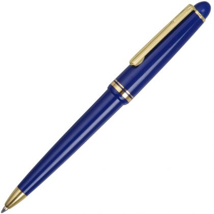 Шариковая ручка, синий/золотистый