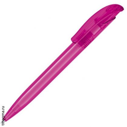 ручка Сенатор с логотипом, модель Senator Challenger Frost, цвет - розовый