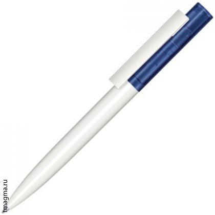 ручка Senator Headliner Clear Basic, белая/темно-синяя 2757