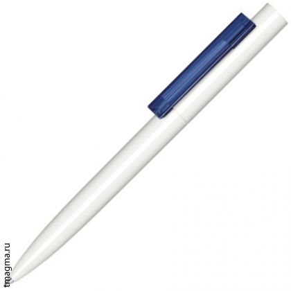 ручка Senator Headliner Polished Basic, белая/темно-синяя 2757