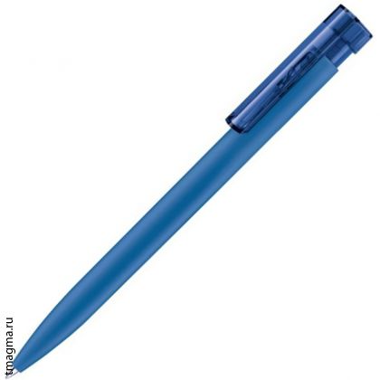 ручка Senator Liberty Soft Touch Clip Clear, синяя
