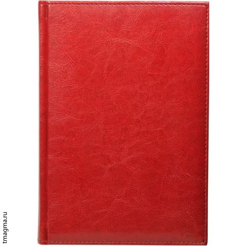 Ежедневник Rich, красныйежедневник формата а5, недатированный, тонированнная бумага, 256 с., углы c перфорацией. ежедневник Рич