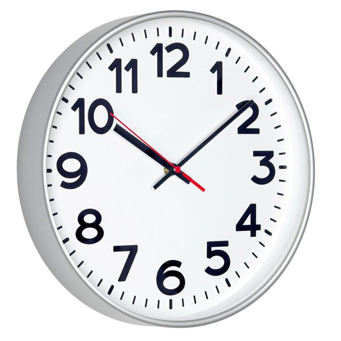 серебристые часы с нанесением логотипа