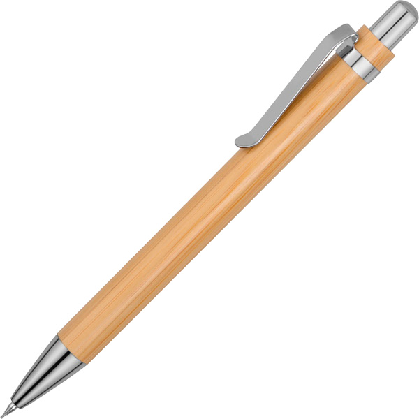 Механический карандаш из бамбука с логотипом