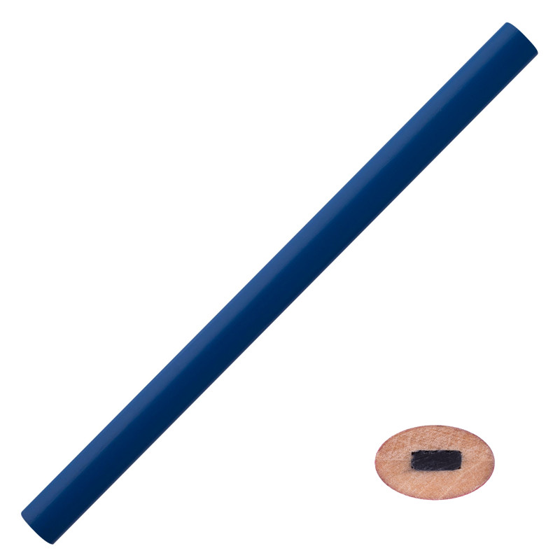 синий строительный карандаш