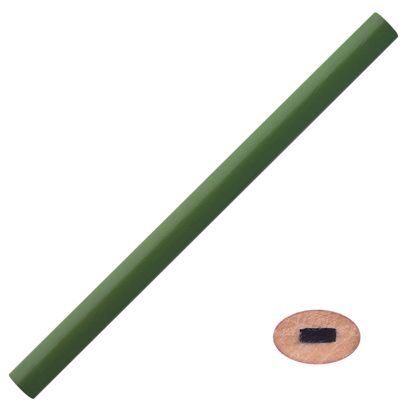 зеленый строительный карандаш