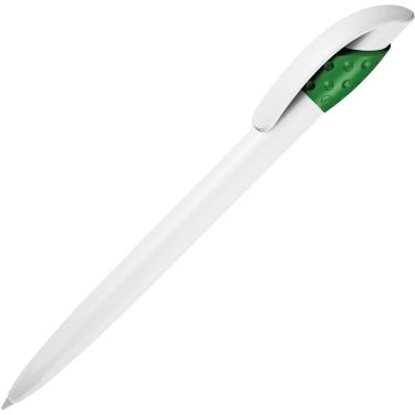 Шариковая ручка, белый/зеленый