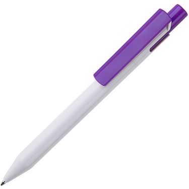 Шариковая ручка, фиолетовый/белый