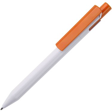 Шариковая ручка, оранжевый/белый