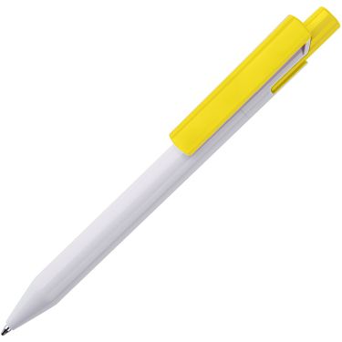 Шариковая ручка, желтый/белый