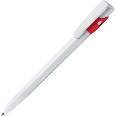 Шариковая ручка, белый/красный