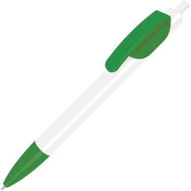 Шариковая ручка, белый/ярко-зеленый Шариковая ручка, белый/ярко-зеленый