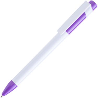 Шариковая ручка, белый/фиолетовый