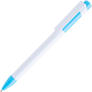 Шариковая ручка, белый/голубой