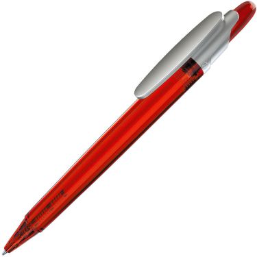 Шариковая ручка, красный/серебристый