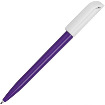 Шариковая ручка, фиолетовый/белый