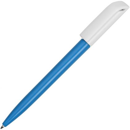 Шариковая ручка, голубой/белый