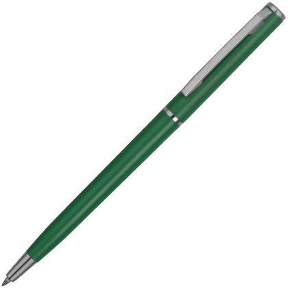 Шариковая ручка, зеленый/серебристый