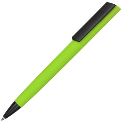 Шариковая ручка, зеленое яблоко/черный