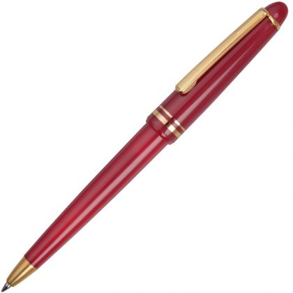 Шариковая ручка, бордовый/золотистый