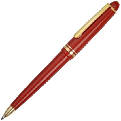 Шариковая ручка, красный/золотистый