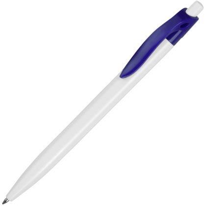 Шариковая ручка, белый/синий