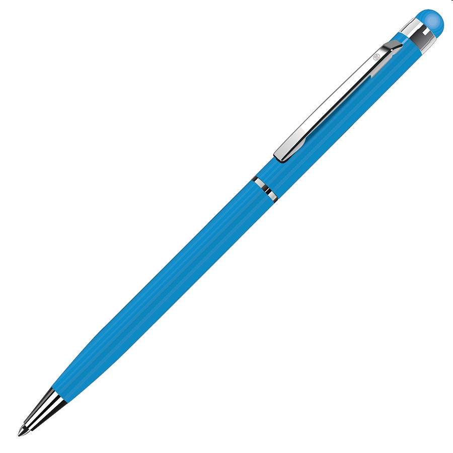 ручка со стилусом, голубая