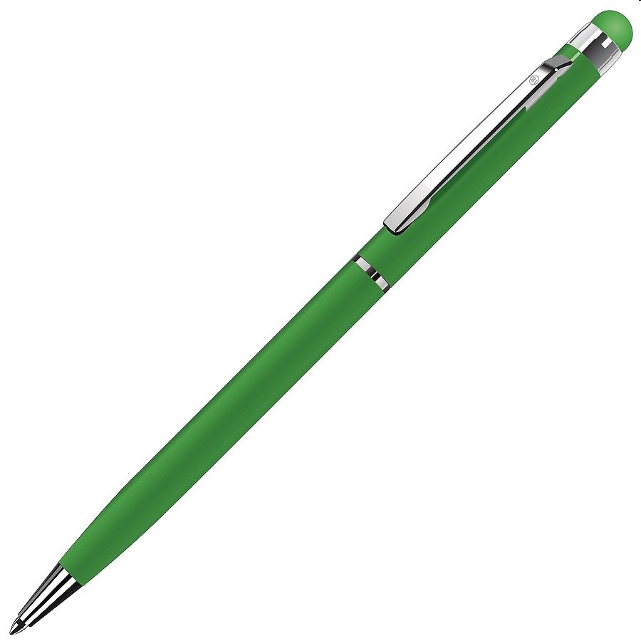 ручка со стилусом, зеленая