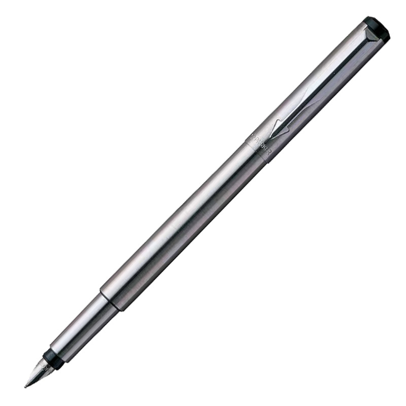 Перьевая ручка Parker Vector Stainless Steel с гравировкой на заказ
