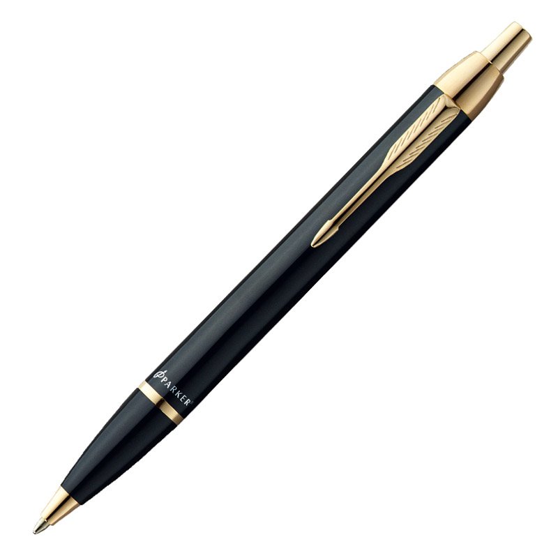 Шариковая ручка Parker IM Black GT с гравировкой на заказ