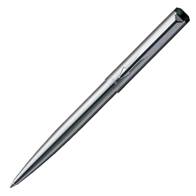 Шариковая ручка Parker Vector Stainless Steel с гравировкой на заказ