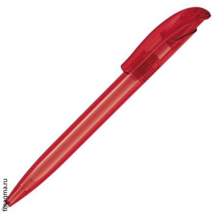 ручка Сенатор с логотипом, модель Senator Challenger Frost, цвет - красный
