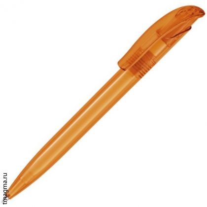 ручка Сенатор с логотипом, модель Senator Challenger Frost, цвет - оранжевый