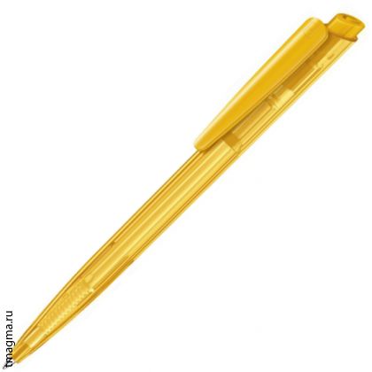 ручка Сенатор с логотипом, SENATOR Dart Clear, желтая прозрачная
