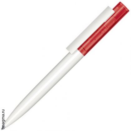ручка Senator Headliner Clear Basic, белая/красная