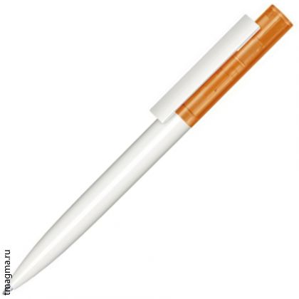 ручка Senator Headliner Clear Basic, белая/оранжевая