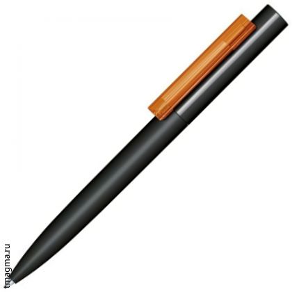 ручка Senator Headliner Soft Touch, черная/оранжевая