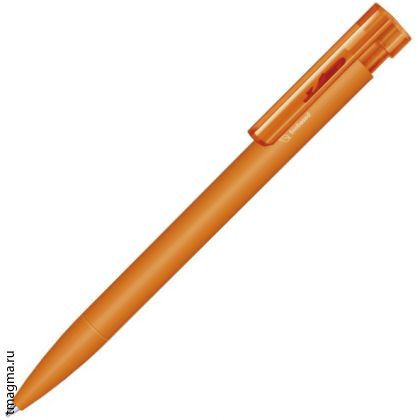 ручка Senator Liberty Bio Matt Clip Clear, оранжевая 021