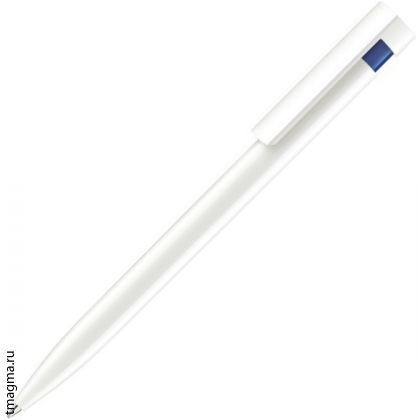 ручка Senator Liberty Polished Basic, белая/темно-синяя