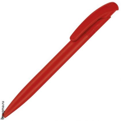 ручка Сенатор с логотипом, SENATOR Nature Plus, красная