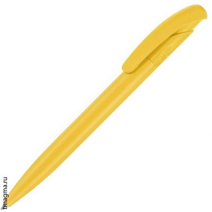 ручка Сенатор с логотипом, SENATOR Nature Plus, желтая