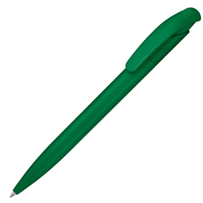 ручка Сенатор с логотипом, SENATOR Nature Plus, темно-зеленая