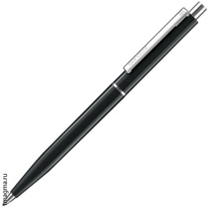 ручка Сенатор с логотипом, SENATOR Point Polished, полностью черная