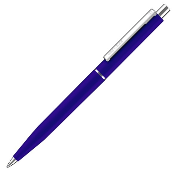 ручка Сенатор с логотипом, SENATOR Point Polished, полностью синяя ручка Сенатор с логотипом, SENATOR Point Polished, полностью синяя