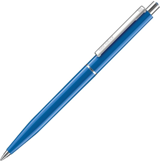 ручка Сенатор с логотипом, SENATOR Point Polished, полностью синяя
