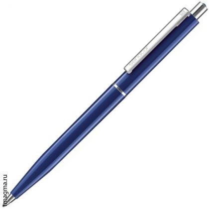 ручка Сенатор с логотипом, SENATOR Point Polished, полностью темно-синяя